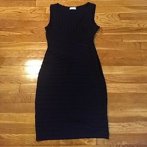 Calvin Klein black bandage style dress size 6